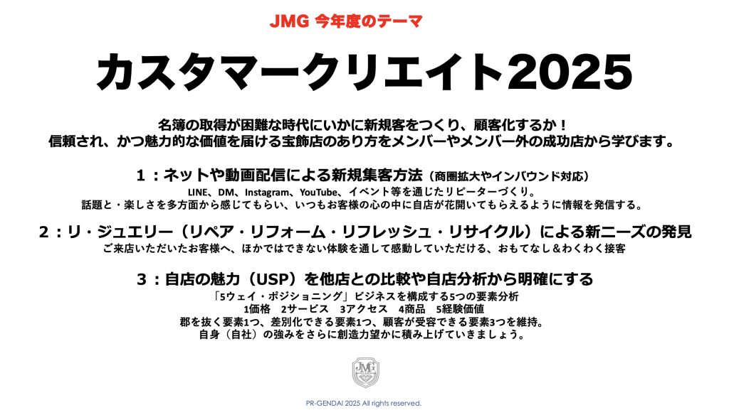 JMG新年度フォーラム2025PR現代